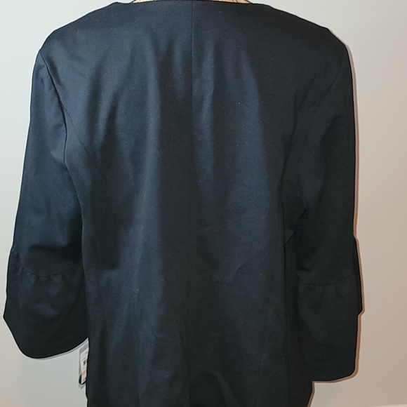 Alfani black bell sleeve jacket - Picture 2 of 4